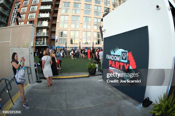 General view of atmosphere at the Fandom Party during Comic-Con International 2018 at Float at Hard Rock Hotel San Diego on July 19, 2018 in San...