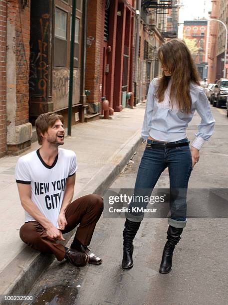 Gale Harold and Jennifer Elster