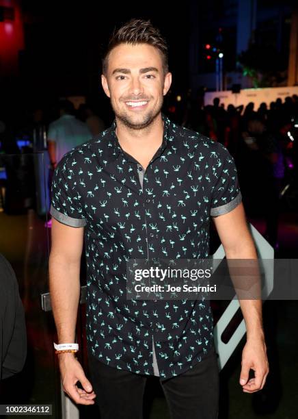 Jonathan Bennett attend sthe Fandom Party during Comic-Con International 2018 at Float at Hard Rock Hotel San Diego on July 19, 2018 in San Diego,...