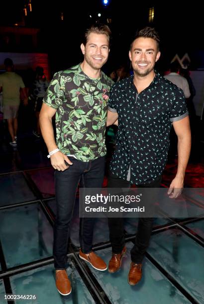 Jaymes Vaughan and Jonathan Bennett attend the Fandom Party during Comic-Con International 2018 at Float at Hard Rock Hotel San Diego on July 19,...
