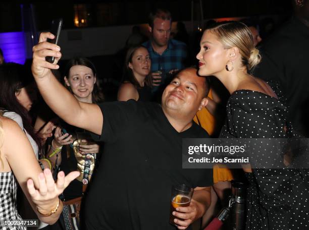 Olivia Holt attends the Fandom Party during Comic-Con International 2018 at Float at Hard Rock Hotel San Diego on July 19, 2018 in San Diego,...