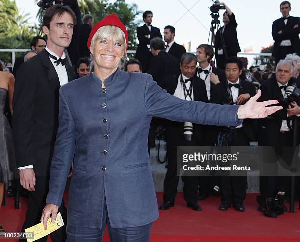 Francine Cousteau attends the "The Exodus - Burnt By The Sun" Premiere at the Palais des Festivals during the 63rd Annual Cannes Film Festival on May...