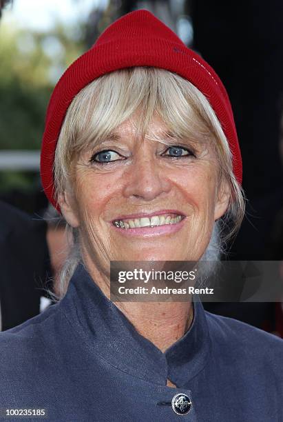 Francine Cousteau attend the "The Exodus - Burnt By The Sun" Premiere at the Palais des Festivals during the 63rd Annual Cannes Film Festival on May...