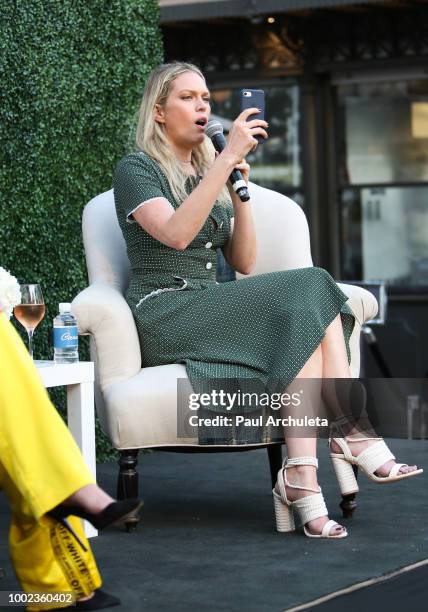 Writer and comedian Erin Foster attends the Dear Media Podcast presents As Seen Online With Jilly Hendrix at The Grove on July 19, 2018 in Los...