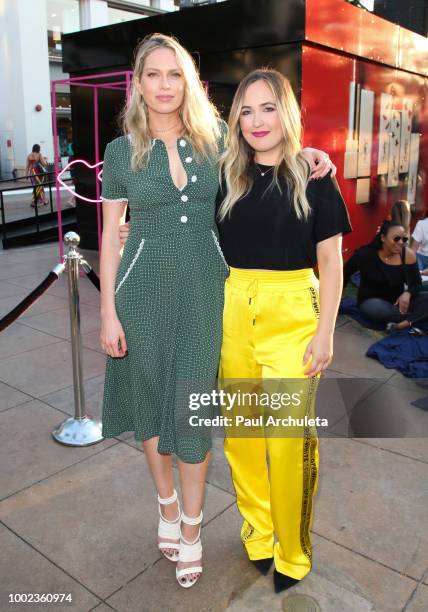 Writer and Comedian Erin Foster and Social Media Personality Jilly Hendrix attend the Dear Media Podcast presents As Seen Online With Jilly Hendrix...