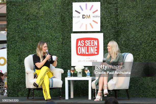 Social Media Personality Jilly Hendrix and Writer and Comedian Erin Foster attend the Dear Media Podcast presents As Seen Online With Jilly Hendrix...