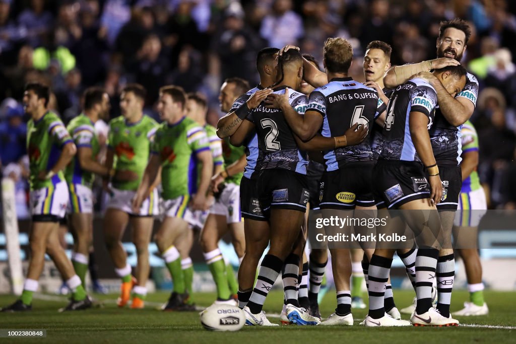 NRL Rd 19 - Sharks v Raiders