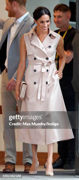 Meghan, Duchess of Sussex visits The Nelson Mandela Centenary Exhibition at the Southbank Centre on July 17, 2018 in London, England. The exhibition...