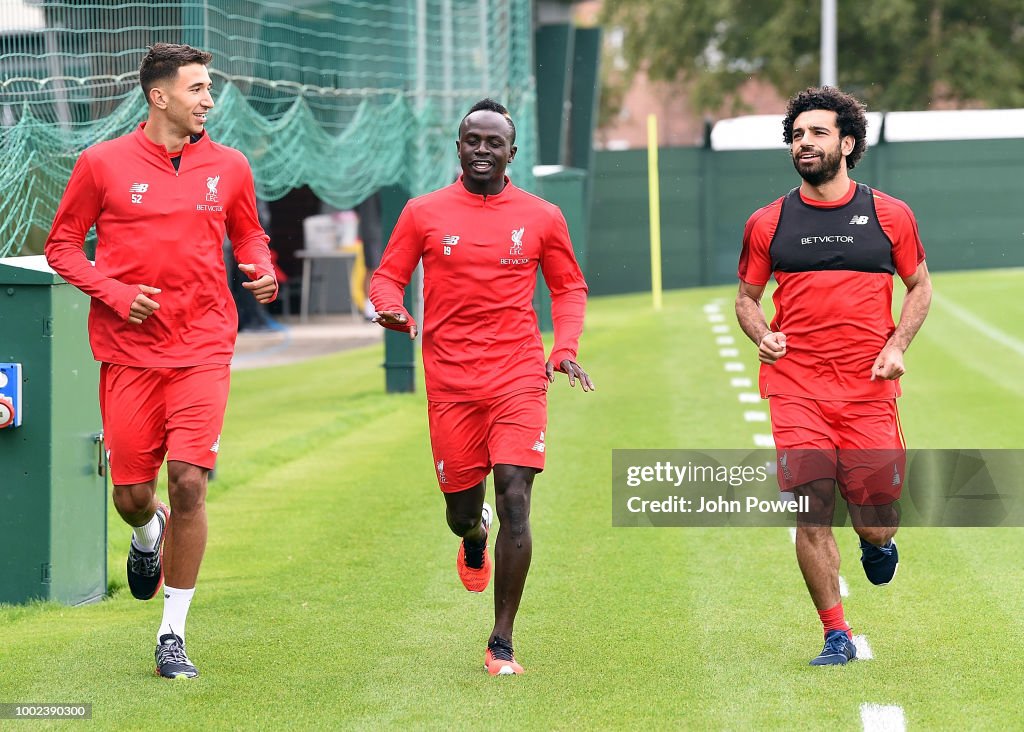 Mo Salah And Sadio Mane First Day Back At Melwood For Tests And Pre-Season Training