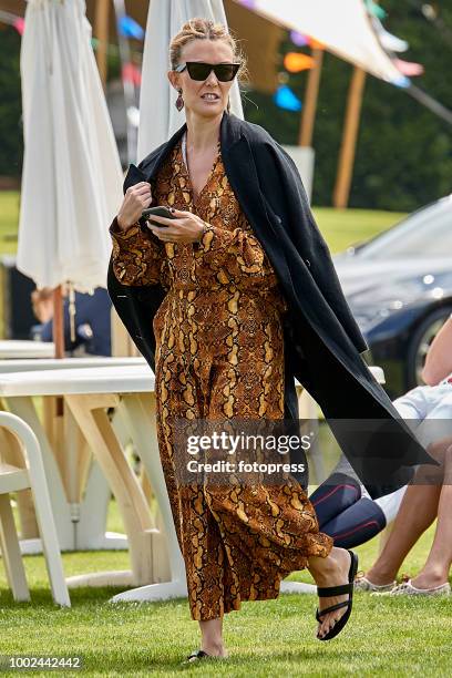 Marta Ortega attends during CSI Casas Novas Horse Jumping Competition on July 20, 2018 in A Coruna, Spain.