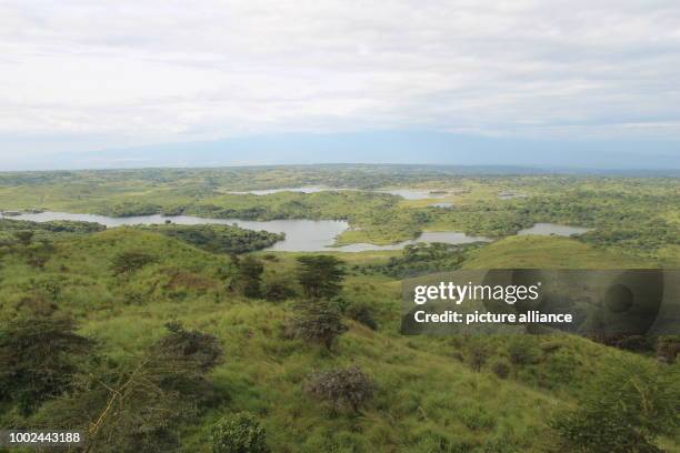 View of the Arusha National Park near Mount Meru, near the village Majengo in the North of Tanzania, 17 July 2016. Photo: Jürgen Bätz/dpa