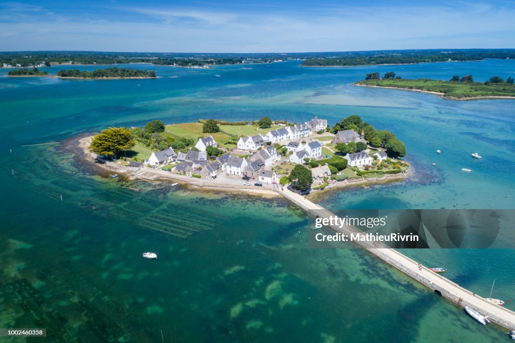 France frome the sky : Saint-Cado, joyaux du Morbihan