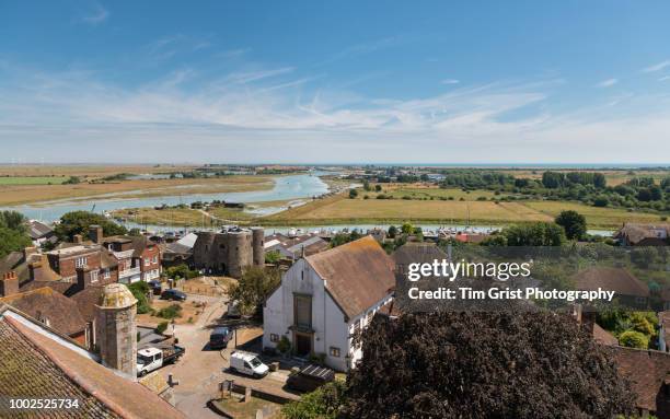 river rother, rye, east sussex, uk - rye sussex stock pictures, royalty-free photos & images