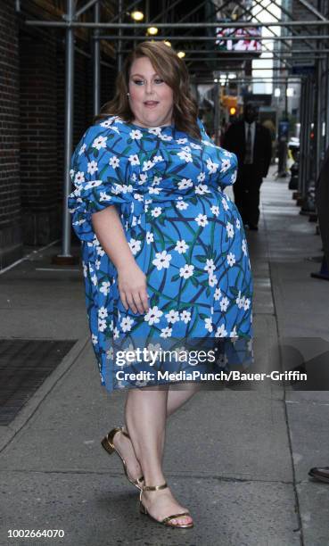 Chrissy Metz is seen on July 17, 2018 in New York City.