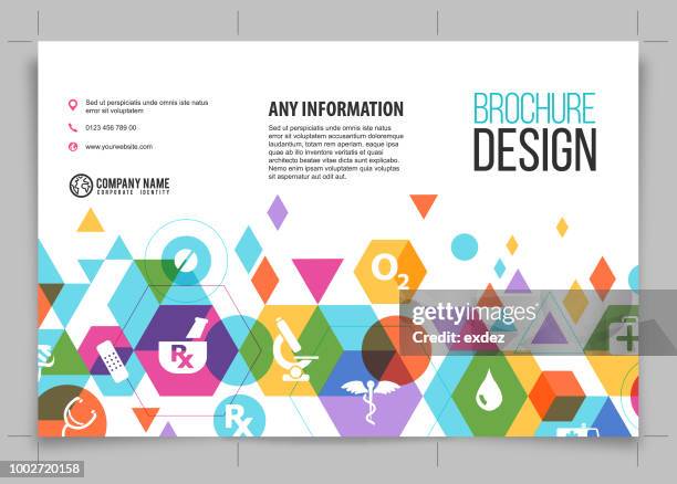 healthcare based print design - caduceus stock illustrations