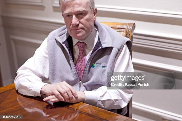 Of NYSE Euronext Inc., Duncan L. Niederauer is photographed for the Financial Times on March 5, 2014 at the New York Stock Exchange in New York City.