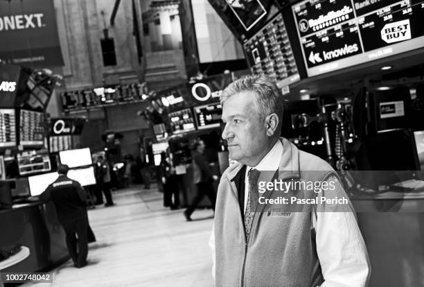 Of NYSE Euronext Inc., Duncan L. Niederauer is photographed for the Financial Times on March 5, 2014 at the New York Stock Exchange in New York City.