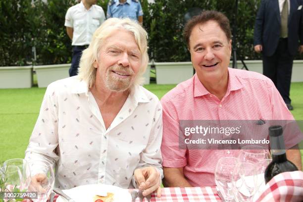 Steve Pagliuca attends Virgin Voyages Unveils Vitamin Sea with Sir Richard Branson on July 20, 2018 in Genoa, Italy.