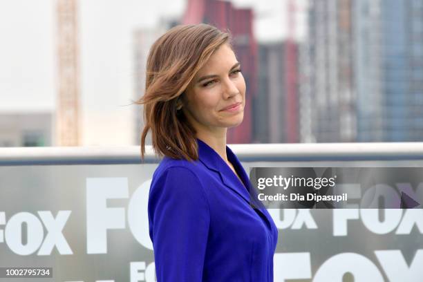 Lauren Cohan attends 'The Walking Dead' Photo Call during Comic-Con International 2018 at Andaz San Diego on July 20, 2018 in San Diego, California.