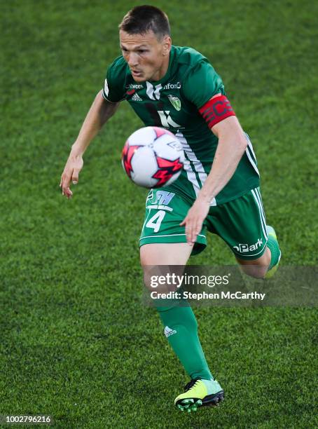 Dundalk , Ireland - 19 July 2018; Dmitri Kruglov of Levadia during the UEFA Europa League 1st Qualifying Round Second Leg match between Dundalk and...