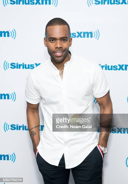 Singer Mario visits the SiriusXM Studios on July 20, 2018 in New York City.