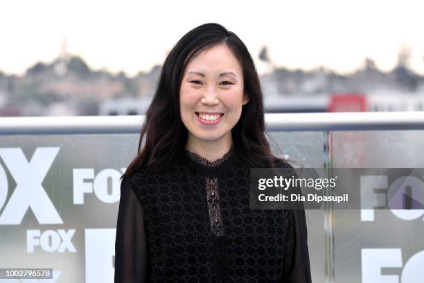 Angela Kang attends 'The Walking Dead' Photo Call during Comic-Con International 2018 at Andaz San Diego on July 20, 2018 in San Diego, California.