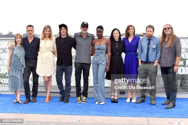 Gale Ann Hurd, Andrew Lincoln, Denise M. Huth, Norman Reedus, Jeffrey Dean Morgan, Danai Gurira, Angela Kang, Lauren Cohan, Scott M. Gimple and Greg...