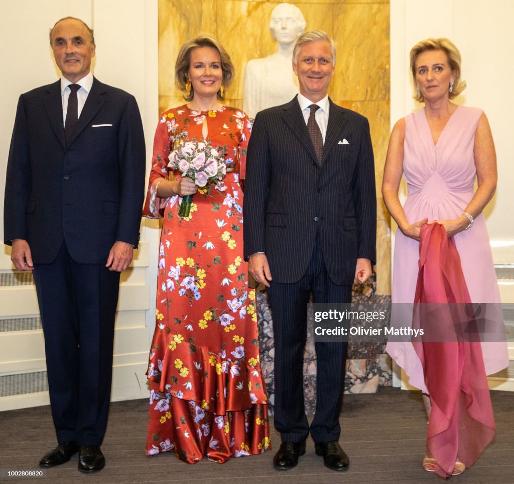 King Philip Of Belgium And Queen Mathilde Attend Concert Prelude To The National Day In Beaux-Arts Palace In Brussels