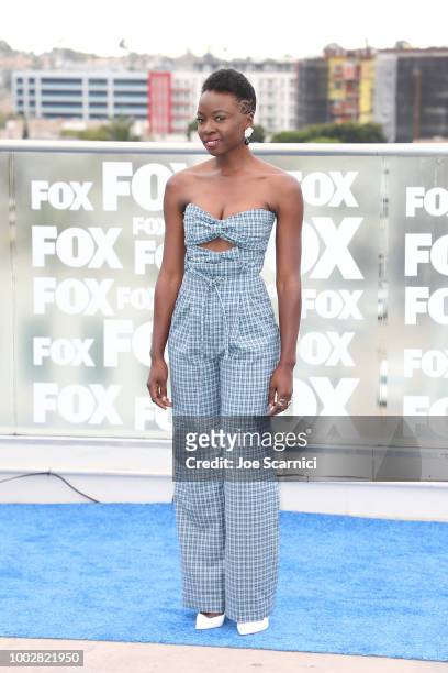 Danai Gurira attends the 'Walking Dead' photocall at Comic-Con International 2018 on July 20, 2018 in San Diego, California.
