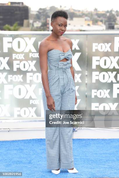 Danai Gurira attends the 'Walking Dead' photocall at Comic-Con International 2018 on July 20, 2018 in San Diego, California.