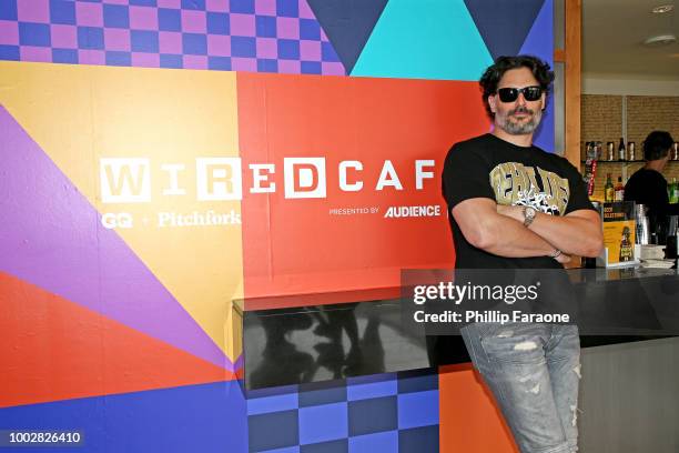 Actor Joe Manganiello attends the 2018 WIRED Cafe at Comic Con presented by AT&T Audience Network at Omni Hotel on July 20, 2018 in San Diego,...