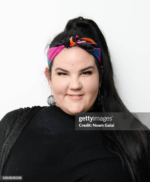 Singer Netta Barzilai visits the SiriusXM Studios on July 20, 2018 in New York City.