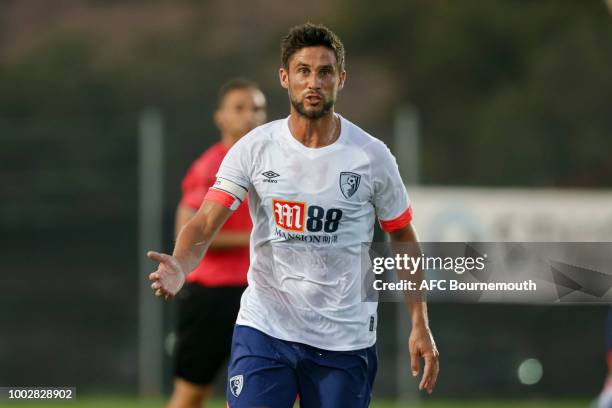 Andrew Surman of Bournemouth during the pre-season friendly between AFC Bournemouth and Levante at the La Manga Club Football Centre on July 20, 2018...