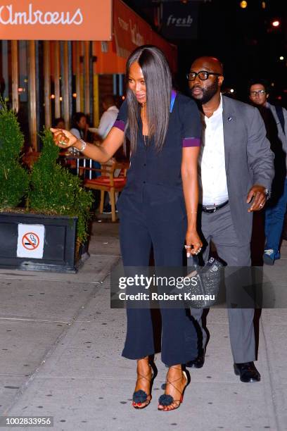 Naomi Campbell seen out and about in Manhattan on July 19, 2018 in New York City.