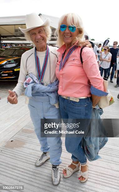 13th July : Arturo Merzario, , former racing driver, and company at Goodwood on July 13th, 2018 in Chichester, England.