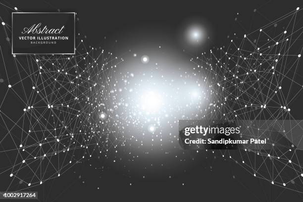 abstract technology innovation concept background - dark eye circles stock illustrations