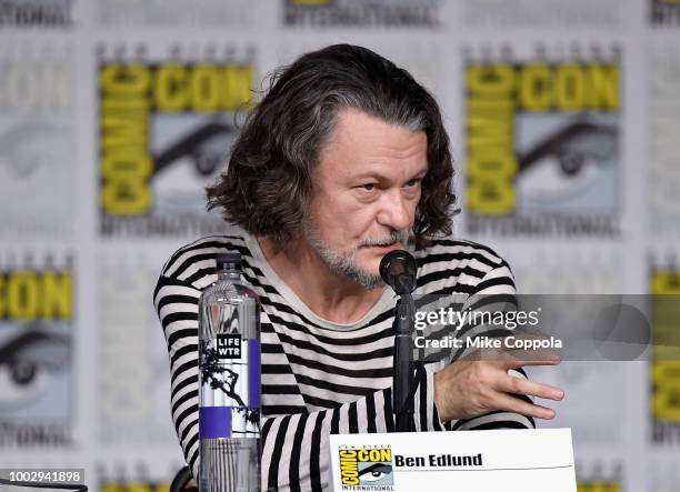 Ben Edlund speaks onstage at the Amazon Prime Video Showcase during Comic-Con International 2018 at San Diego Convention Center on July 20, 2018 in...