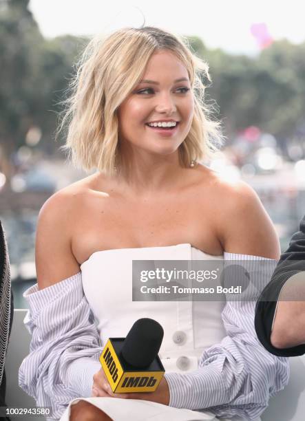 Actor Olivia Holt attends the #IMDboat At San Diego Comic-Con 2018: Day Two at The IMDb Yacht on July 20, 2018 in San Diego, California.