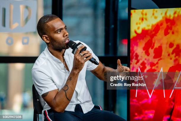 Recording artist Mario discusses "Drowning" with the Build Series at Build Studio on July 20, 2018 in New York City.