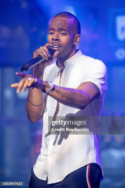 Recording artist Mario performs from the album "Drowning" during the Build Series at Build Studio on July 20, 2018 in New York City.