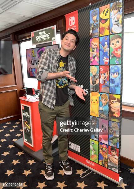 Ben Schwartz stops by Nintendo at the Variety Studio to check out the Nintendo Switch with his DuckTales cast mates at Comic-Con 2018 on July 20,...
