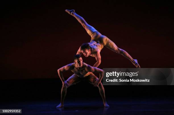 Dancers perform at the Dancers For Good 3rd Annual Benefit at Guild Hall on July 20, 2018 in East Hampton, New York.