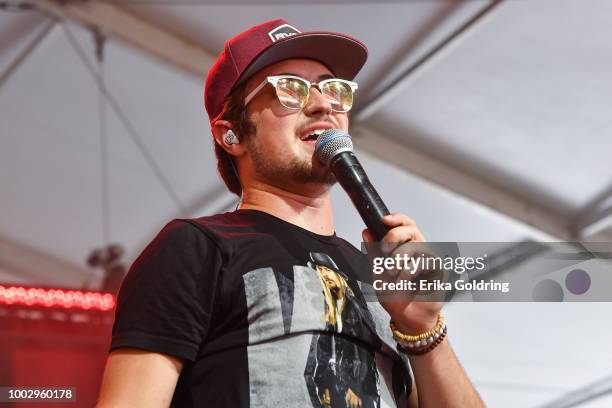 Dylan Schneider performs at Michigan International Speedway on July 20, 2018 in Brooklyn, Michigan.