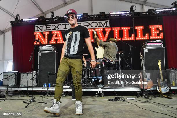 Dylan Schneider performs at Michigan International Speedway on July 20, 2018 in Brooklyn, Michigan.