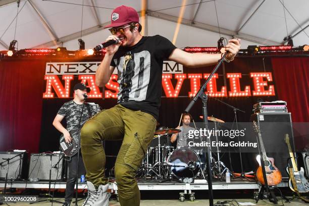 Dylan Schneider performs at Michigan International Speedway on July 20, 2018 in Brooklyn, Michigan.