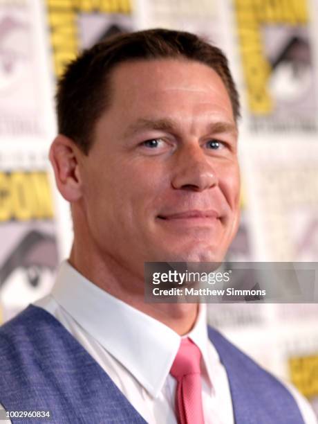 John Cena attends the red carpet for 'Bumblebee' at Comic-Con International 2018 on July 20, 2018 in San Diego, California.
