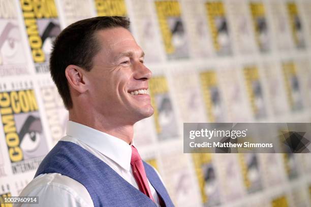 John Cena attends the red carpet for 'Bumblebee' at Comic-Con International 2018 on July 20, 2018 in San Diego, California.