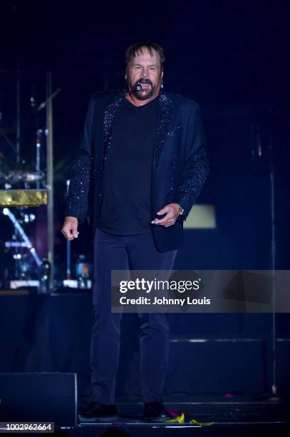 Harry Wayne Casey of KC and the Sunshine Band performs onstage at Hard Rock Event Center on July 20, 2018 in Hollywood, Florida.