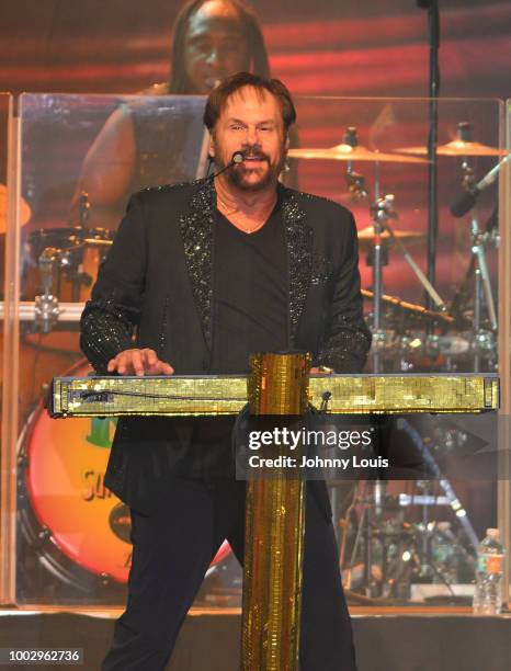 Harry Wayne Casey of KC and the Sunshine Band performs onstage at Hard Rock Event Center on July 20, 2018 in Hollywood, Florida.