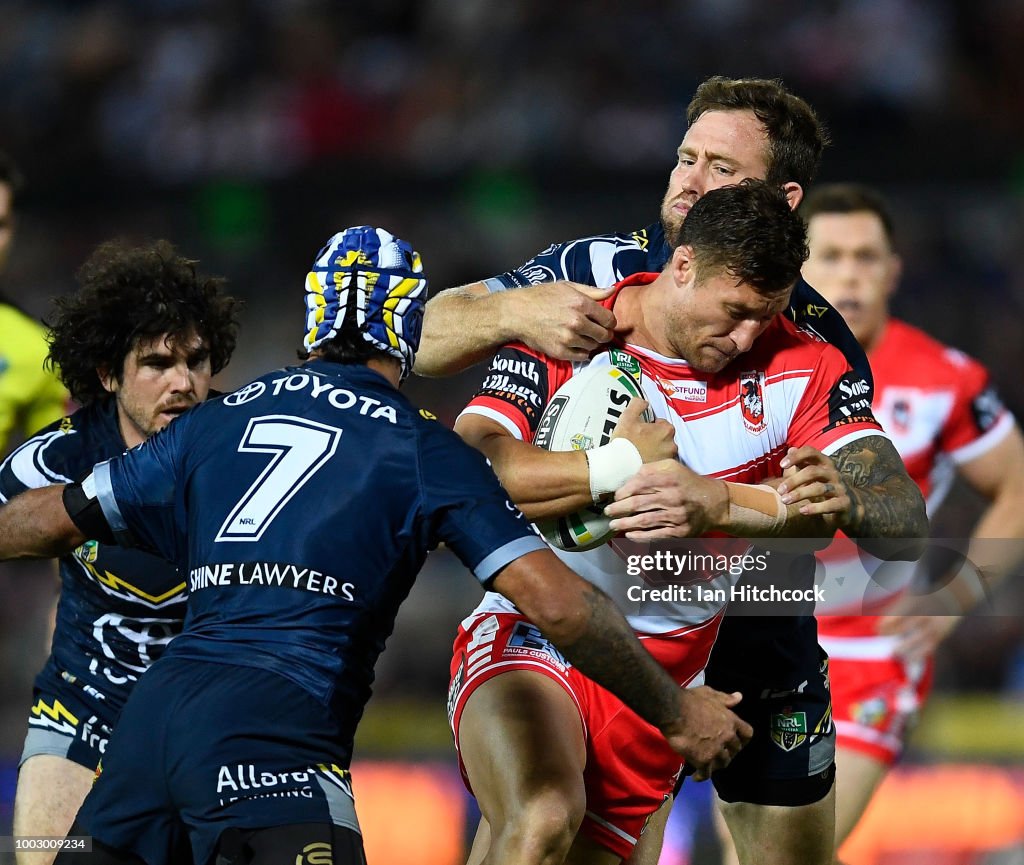 NRL Rd 19 - Cowboys v Dragons